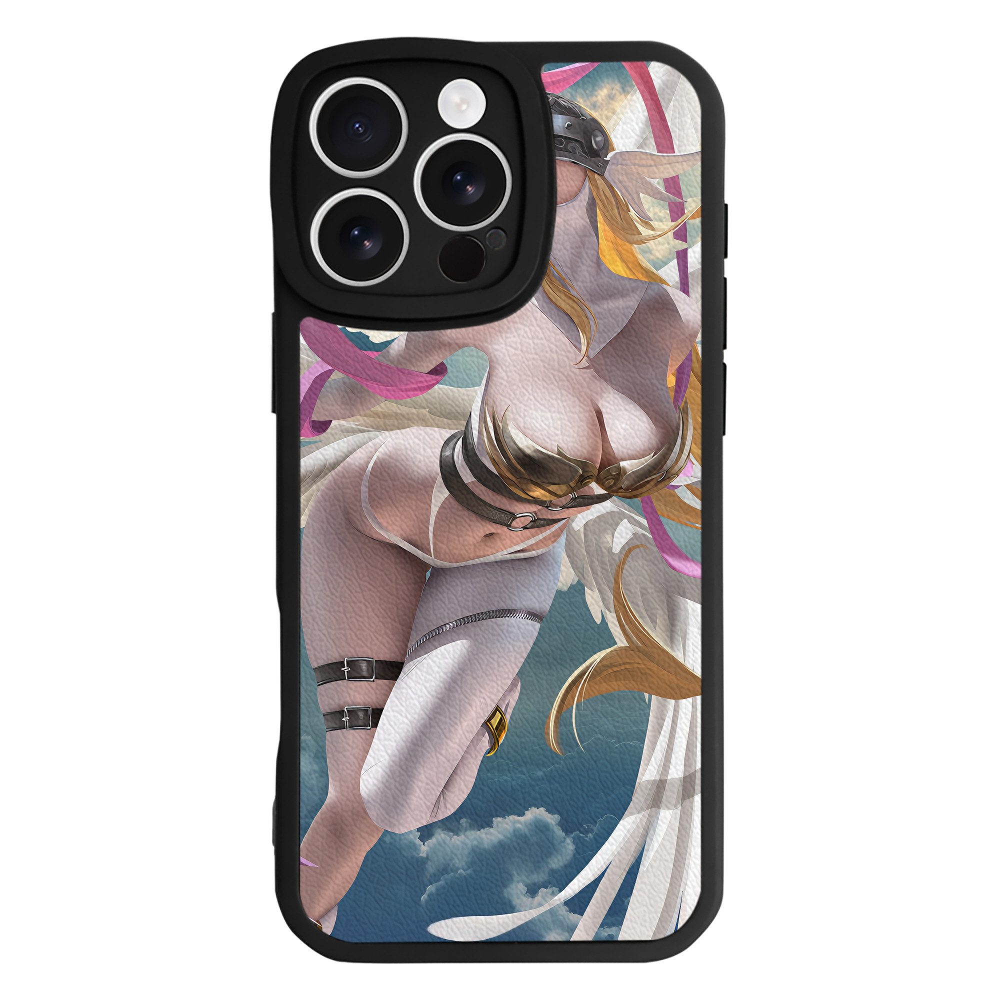 （画像用） Digimon デジタルモンスター/デジモン 【iPhone 16シリーズ対応】シリコンスマホケース（レザー調） 材質：シリコン
